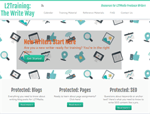 Tablet Screenshot of l2training.com